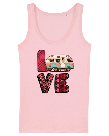 Love camping van Cotton Pink