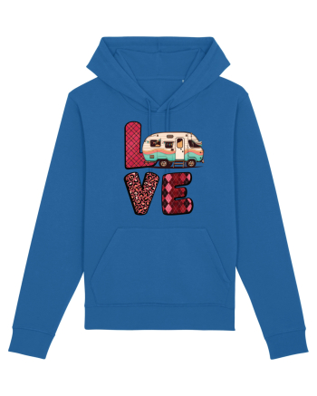 Love camping van Royal Blue