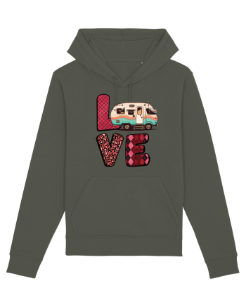 Love camping van Khaki