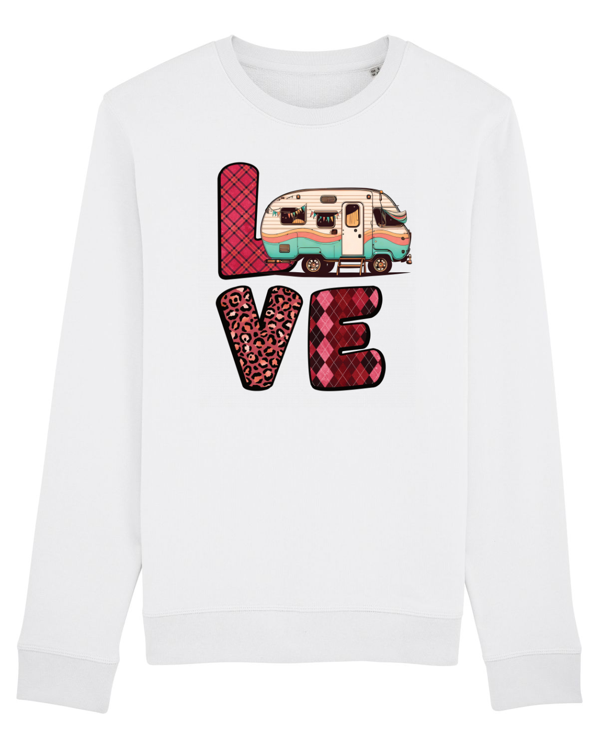 Bluză mânecă lungă Unisex Rise White