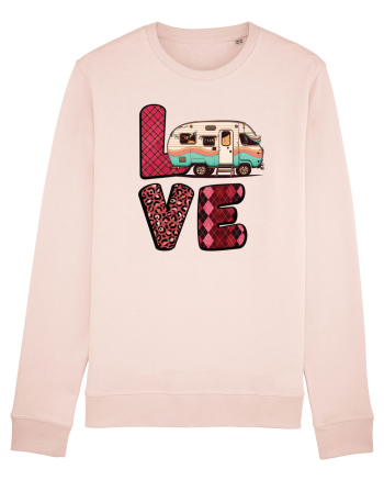 Love camping van Candy Pink