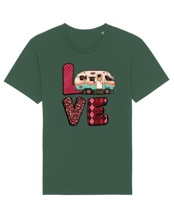 Love camping van Bottle Green