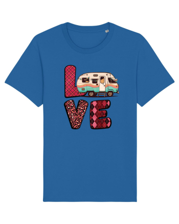 Love camping van Royal Blue
