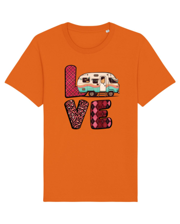 Love camping van Bright Orange