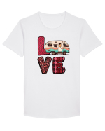 Love camping van Tricou mânecă scurtă guler larg Bărbat Skater