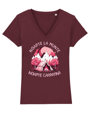 Noapte la munte noapte carpatină Burgundy