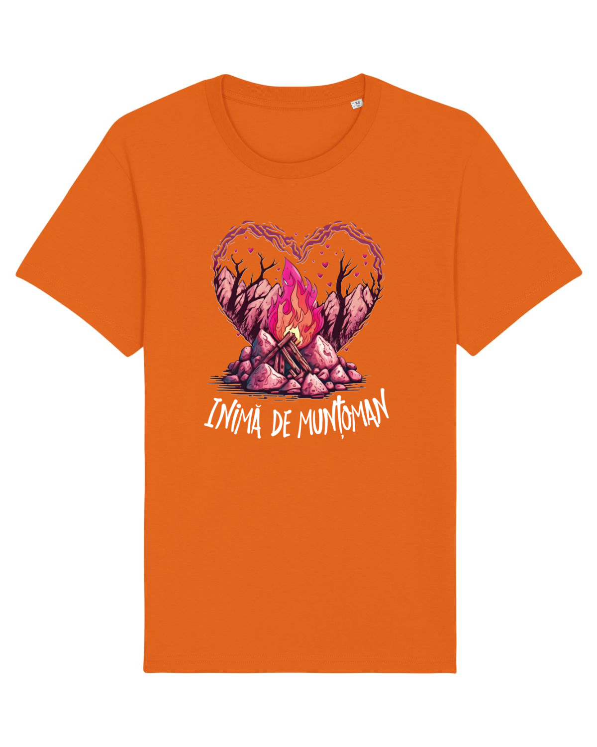 Tricou mânecă scurtă Unisex Rocker Bright Orange