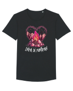 Inimă de munțoman v2 Tricou mânecă scurtă guler larg Bărbat Skater