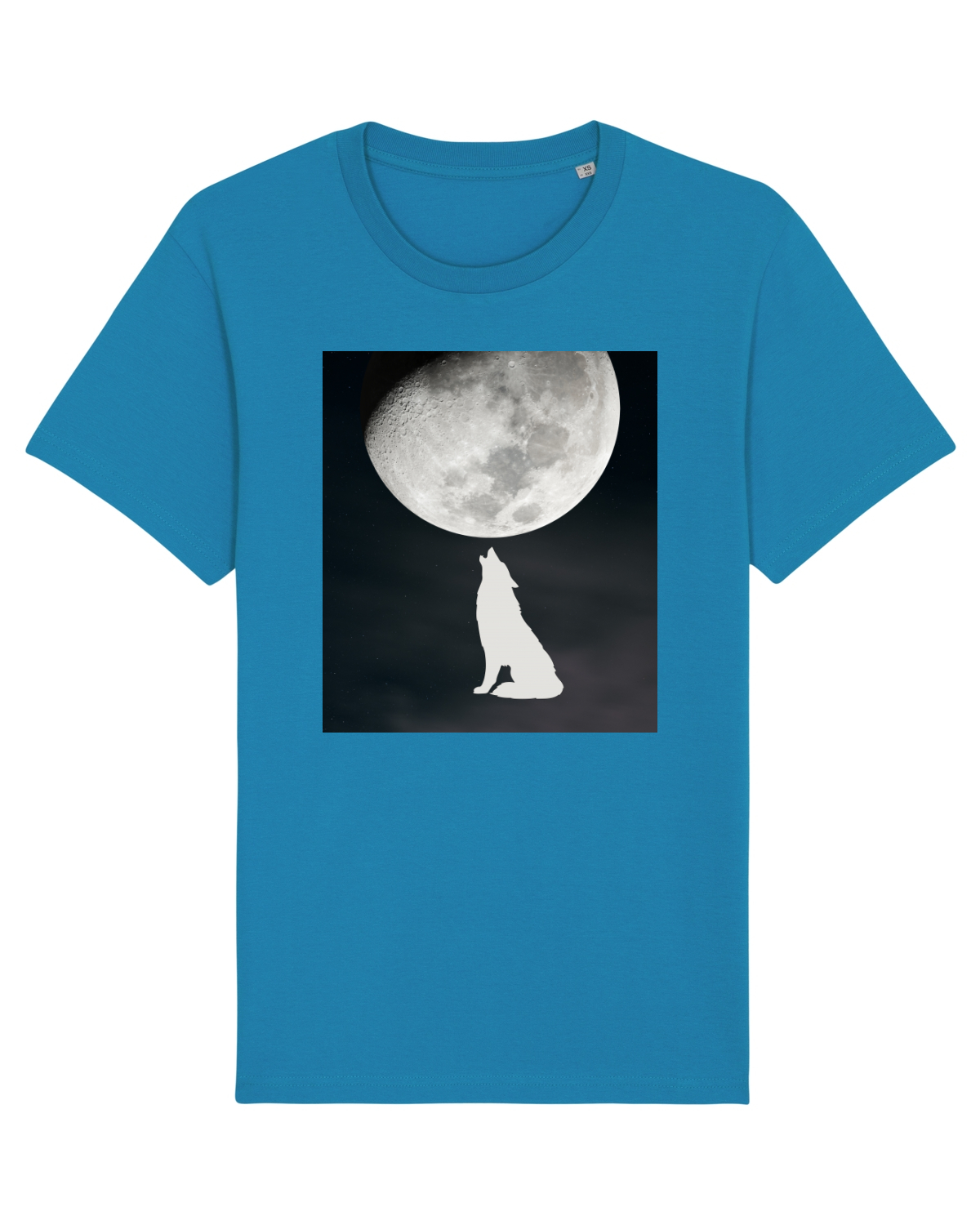 Tricou mânecă scurtă Unisex Rocker Azur