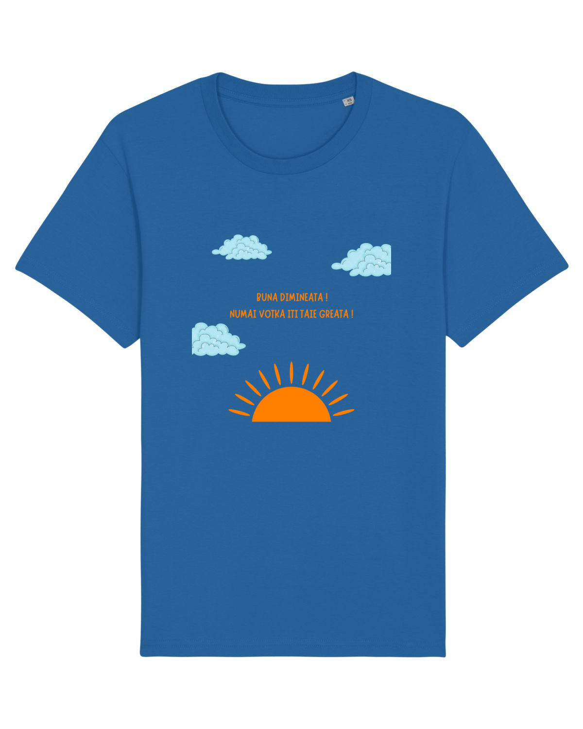 Tricou mânecă scurtă Unisex Rocker Royal Blue