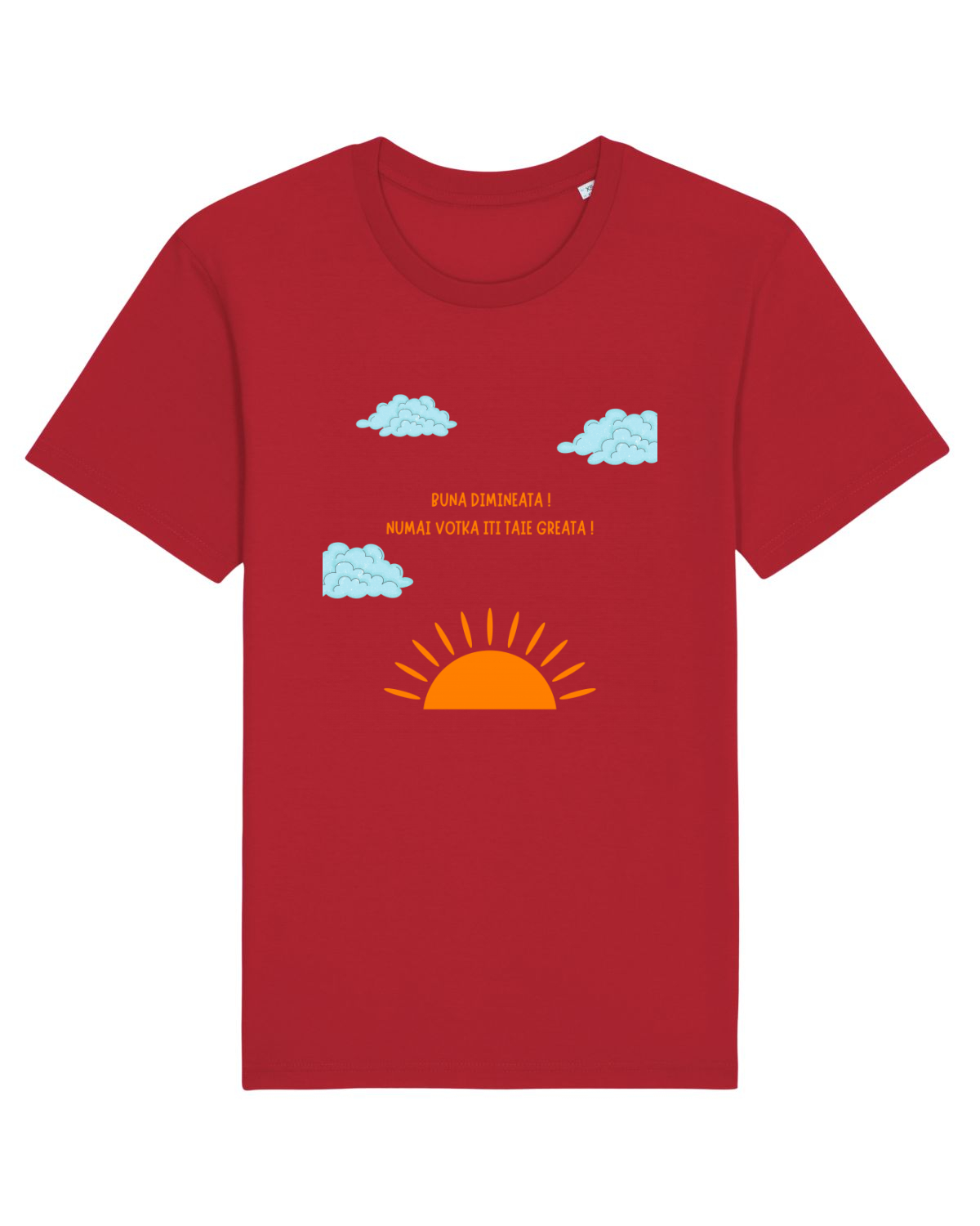 Tricou mânecă scurtă Unisex Rocker Red