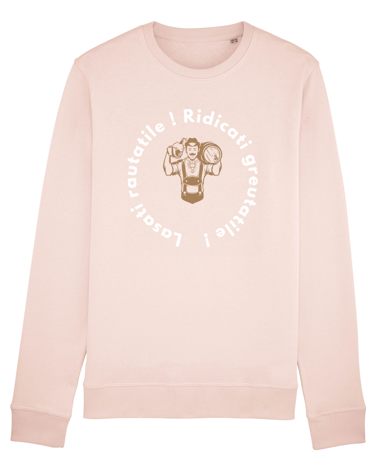 Bluză mânecă lungă Unisex Rise Candy Pink