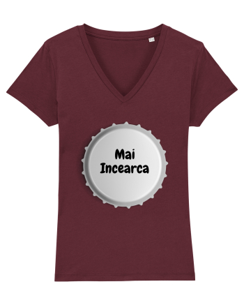 MAI INCEARCA Burgundy
