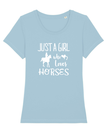 Love horses Sky Blue
