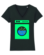 SPALARE DE BANI Tricou mânecă scurtă guler V Damă Evoker
