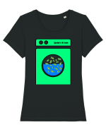 SPALARE DE BANI Tricou mânecă scurtă guler larg fitted Damă Expresser