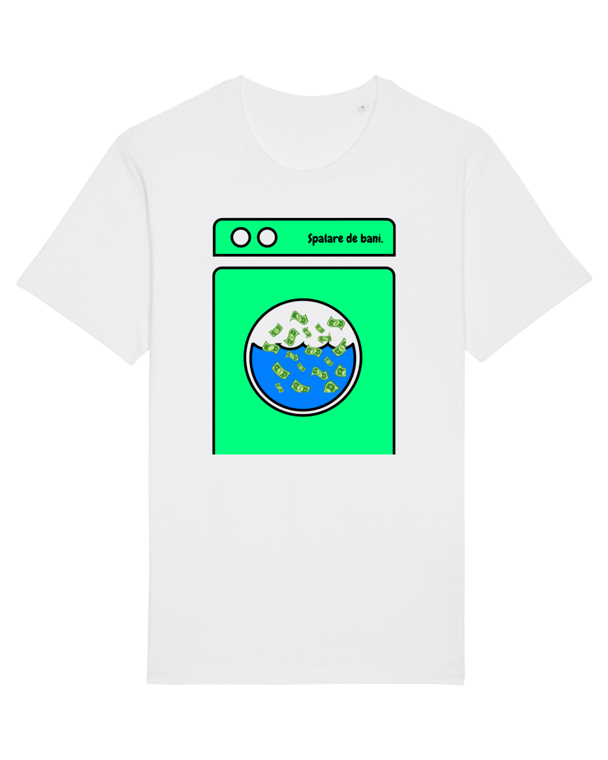 Tricou mânecă scurtă Unisex Rocker White