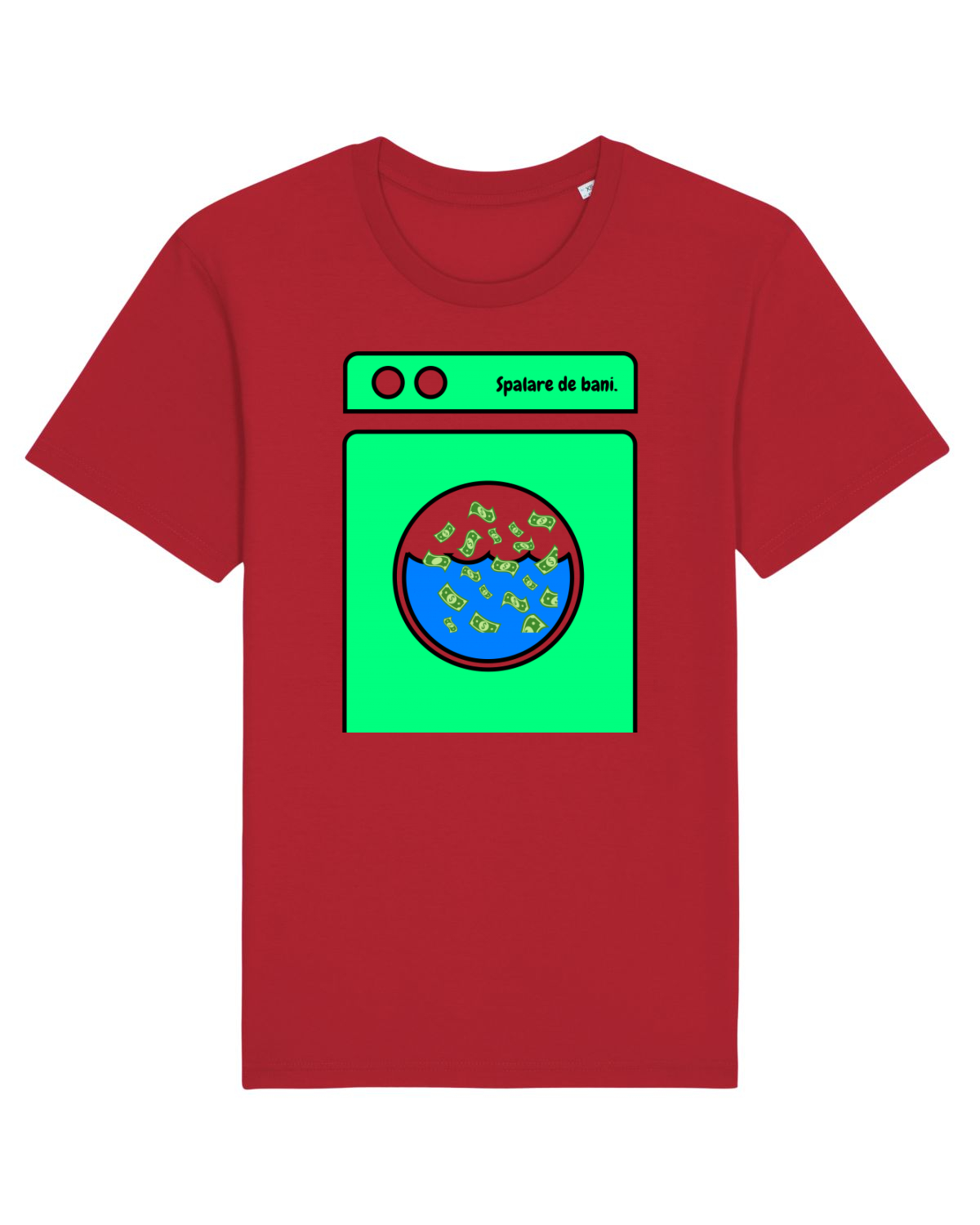 Tricou mânecă scurtă Unisex Rocker Red