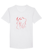 WOMAN FACE Tricou mânecă scurtă guler larg Bărbat Skater