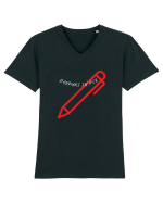 GANDURI IN PIX Tricou mânecă scurtă guler V Bărbat Presenter