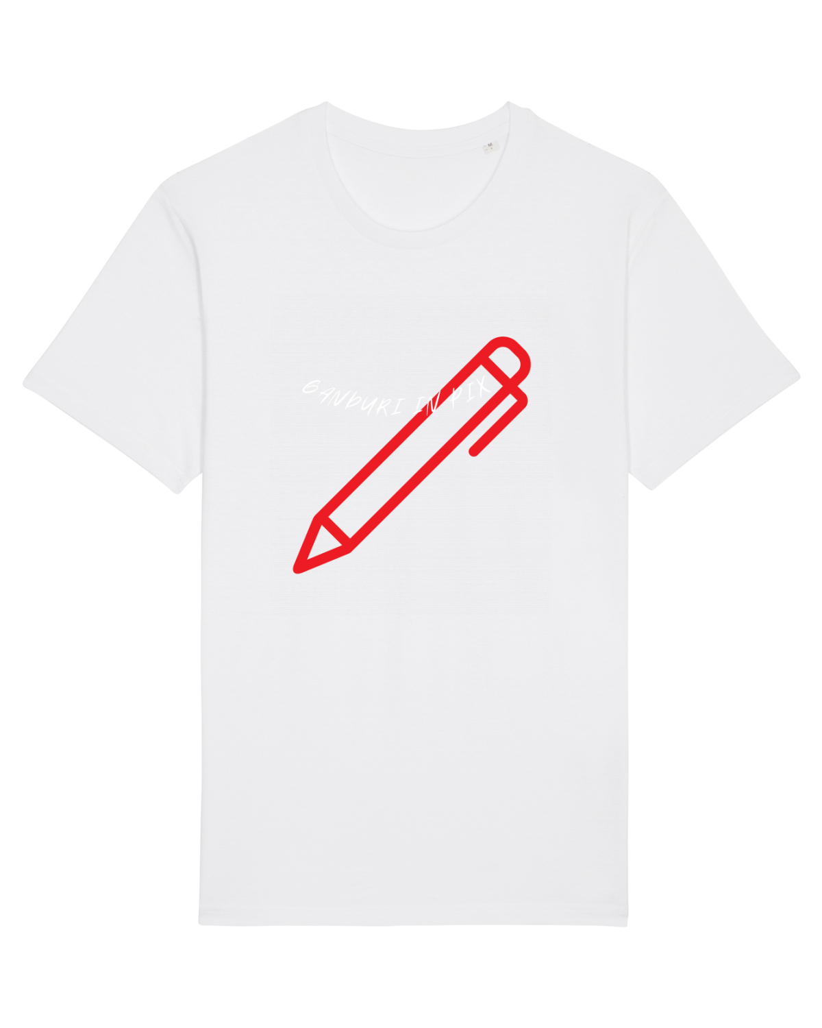 Tricou mânecă scurtă Unisex Rocker White