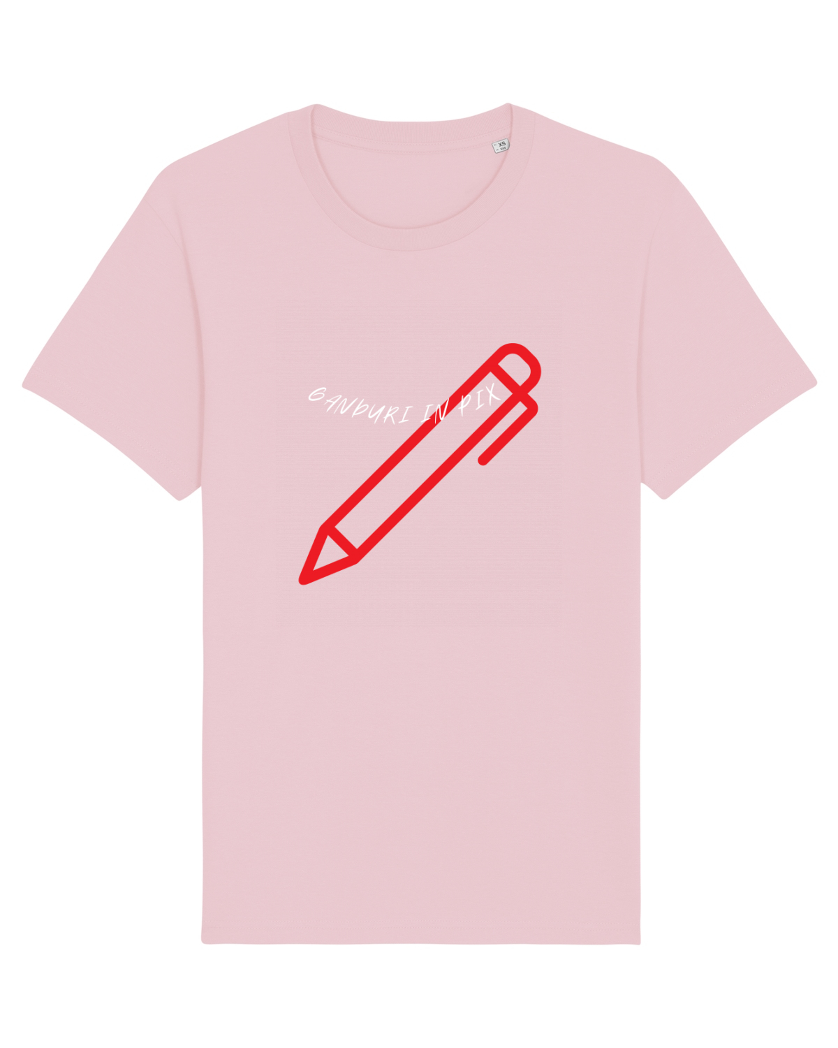 Tricou mânecă scurtă Unisex Rocker Cotton Pink