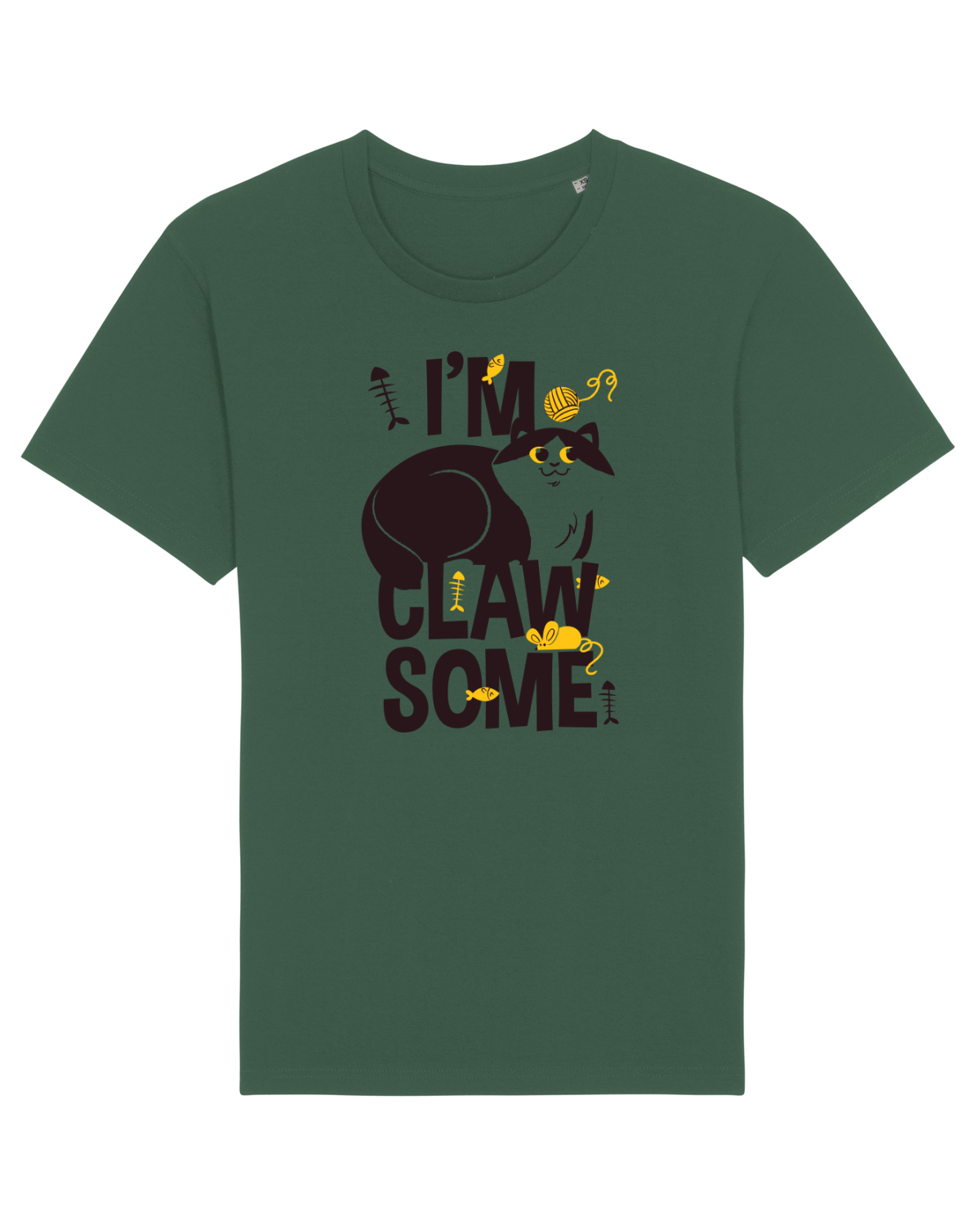 Tricou mânecă scurtă Unisex Rocker Bottle Green