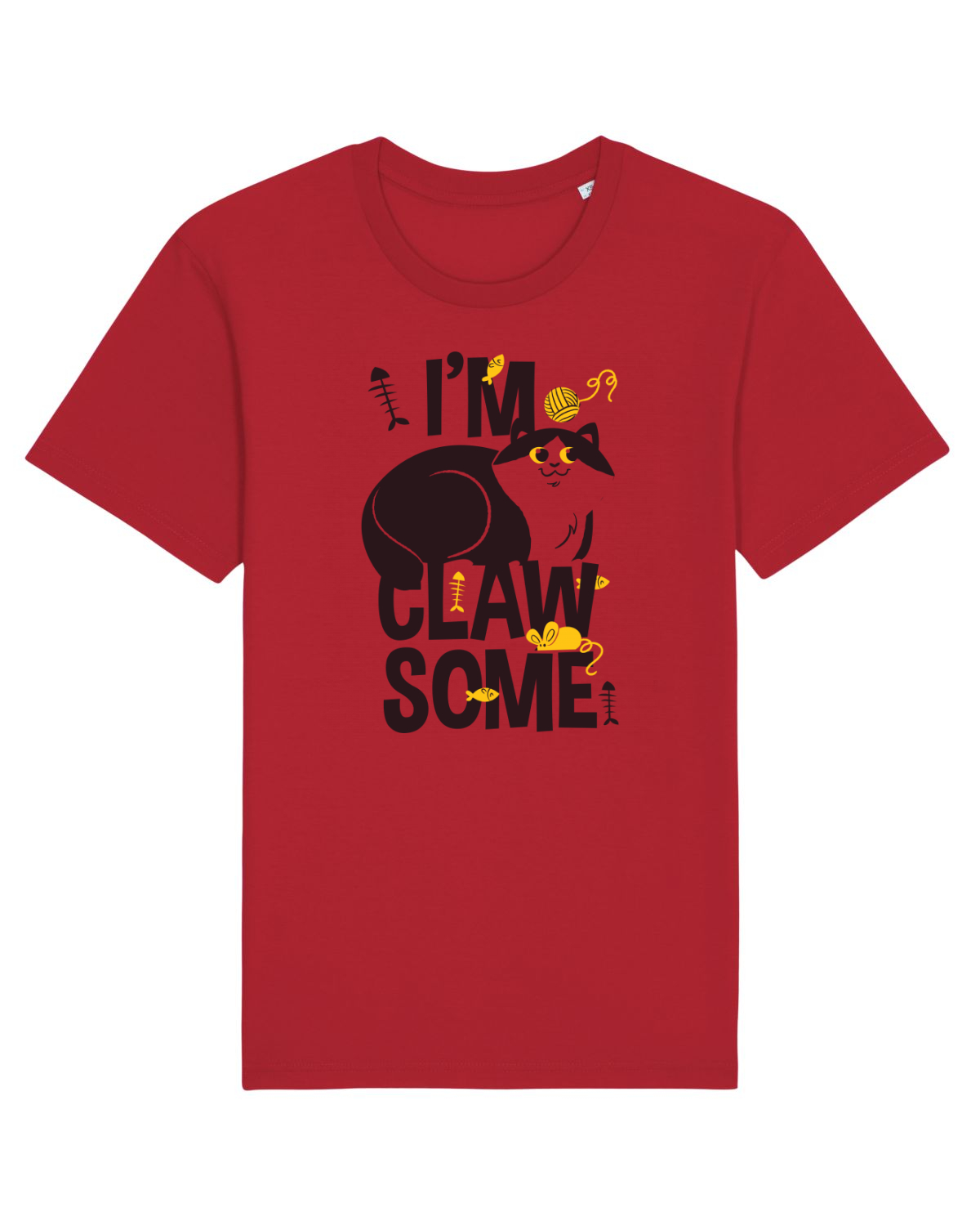 Tricou mânecă scurtă Unisex Rocker Red