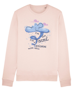 I'm Not A Girl I'm A Storm With Skin Bluză mânecă lungă Unisex Rise