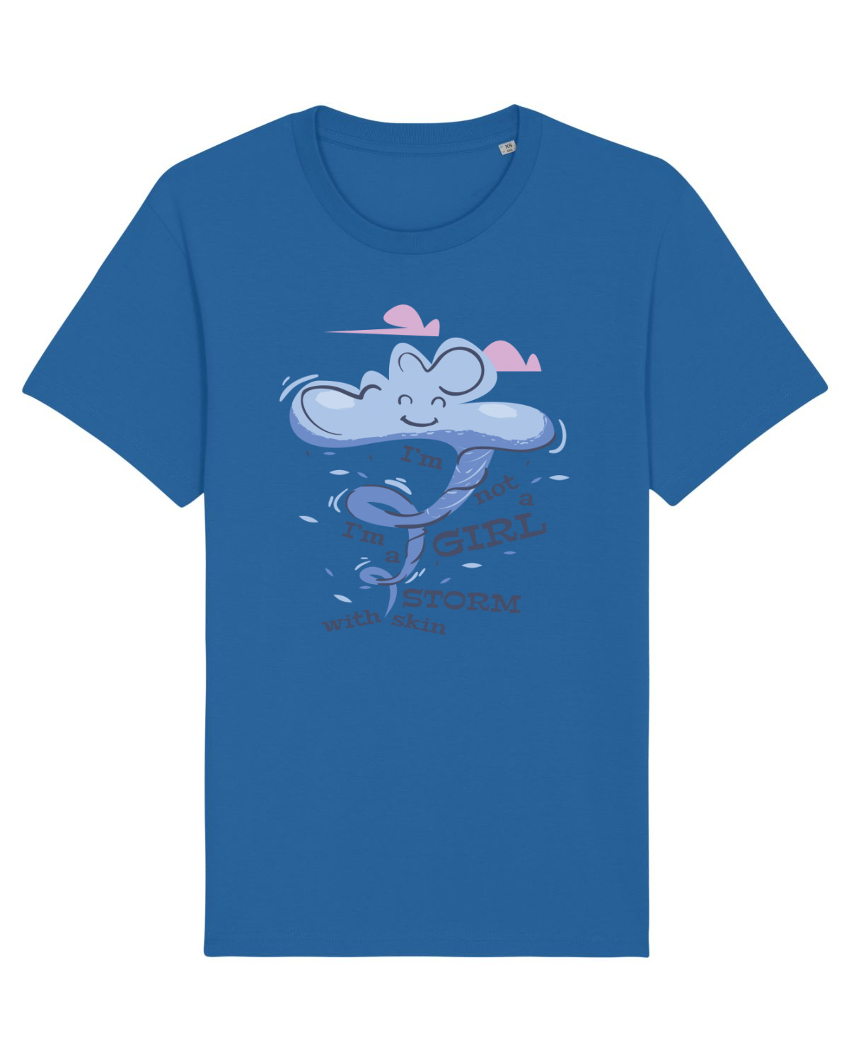 Tricou mânecă scurtă Unisex Rocker Royal Blue