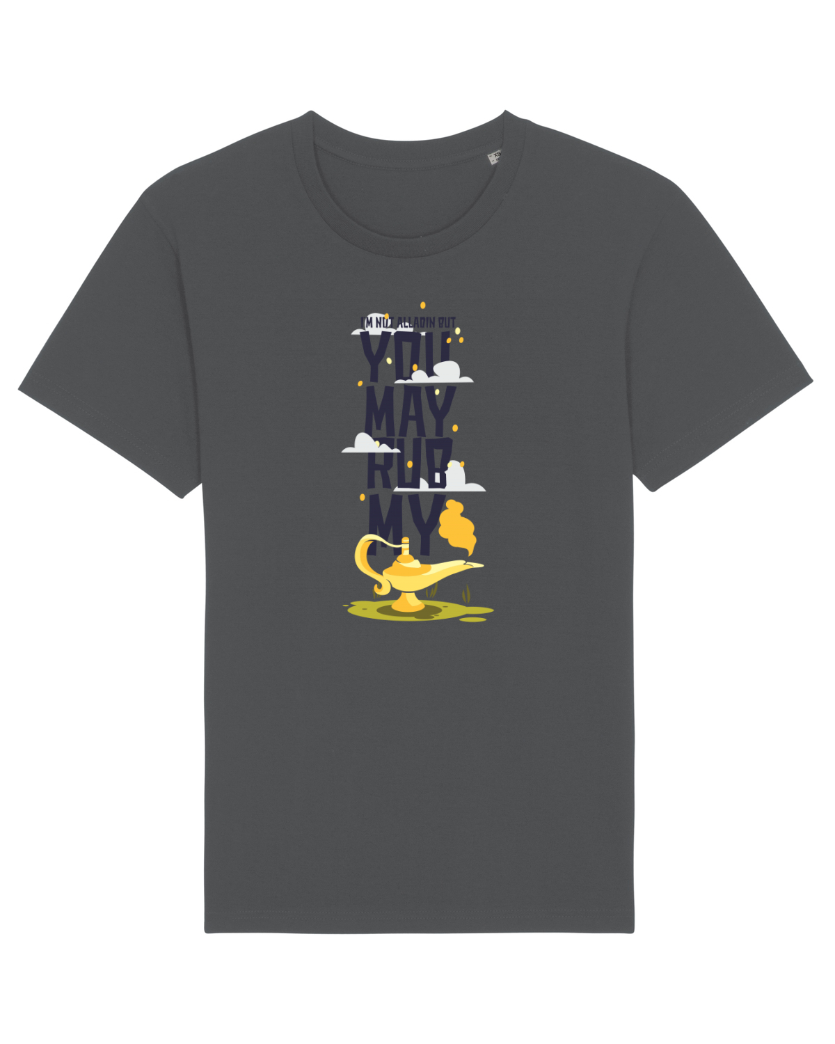 Tricou mânecă scurtă Unisex Rocker Anthracite