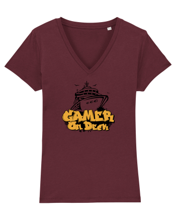 Gamer on deck Burgundy