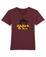 Gamer on deck Tricou mânecă scurtă guler V Bărbat Presenter
