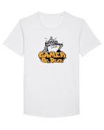 Gamer on deck Tricou mânecă scurtă guler larg Bărbat Skater