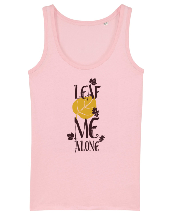 Leaf Me Alone Cotton Pink