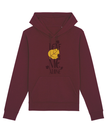 Leaf Me Alone Burgundy