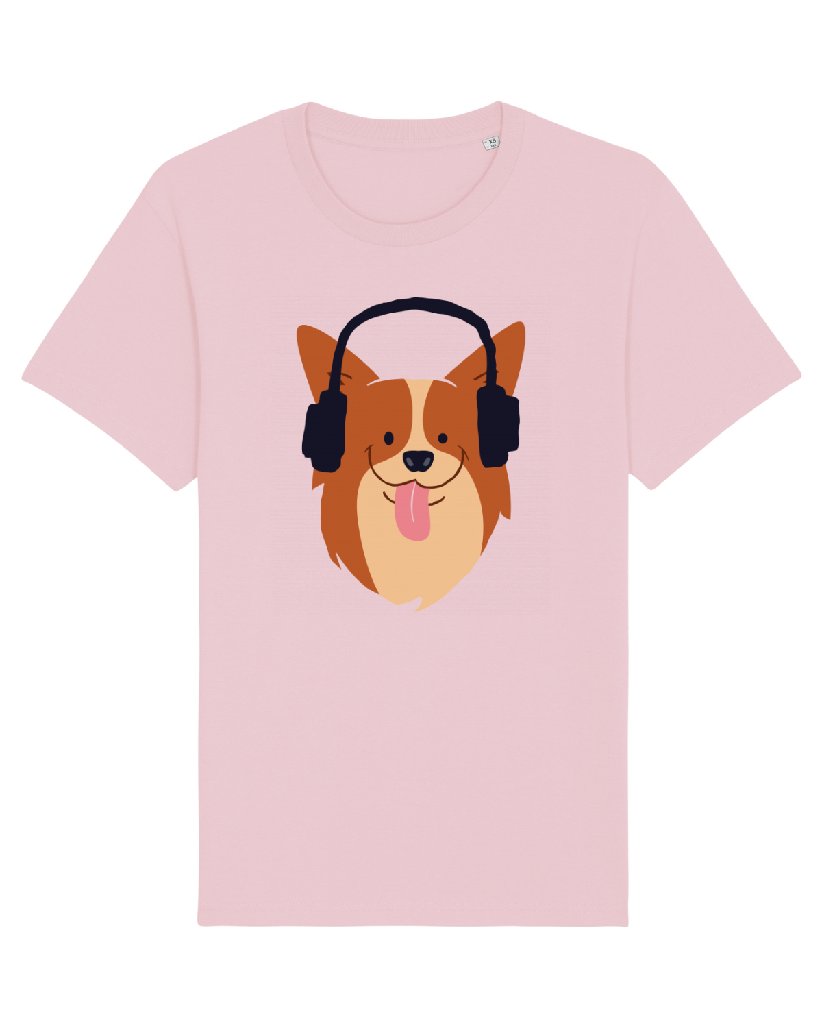 Tricou mânecă scurtă Unisex Rocker Cotton Pink