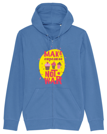 Make Cupcakes Not War Bright Blue