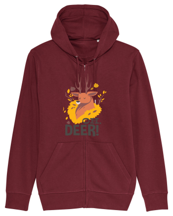 Oh, Deer! Burgundy