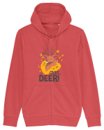 Oh, Deer! Hanorac cu fermoar Unisex Connector