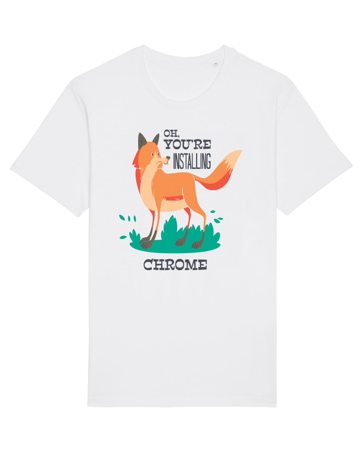 Tricou mânecă scurtă Unisex Rocker White
