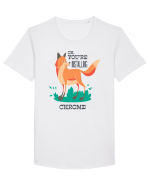 Oh, You're Installing Chrome Tricou mânecă scurtă guler larg Bărbat Skater