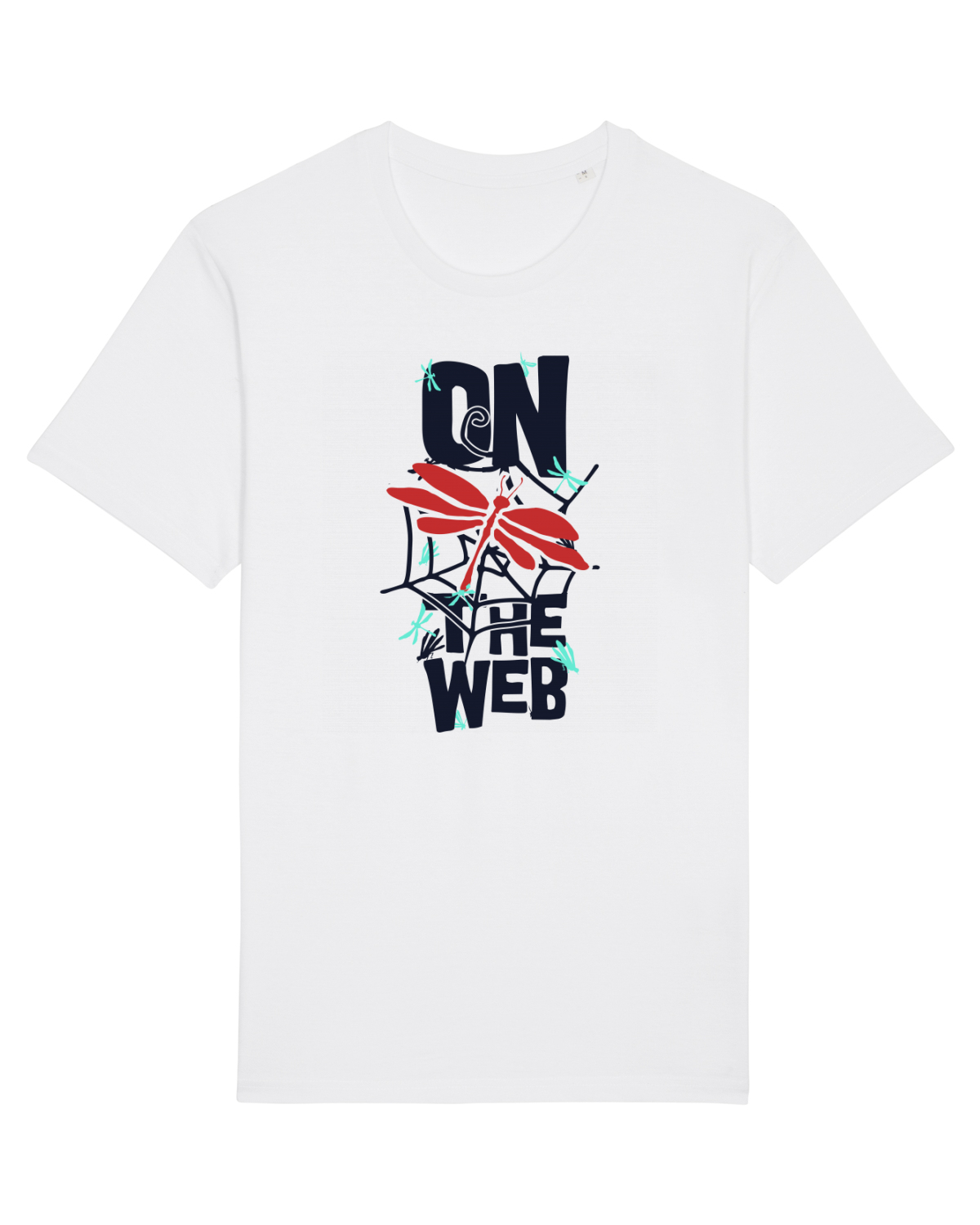 Tricou mânecă scurtă Unisex Rocker White