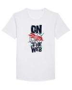 On The Web Tricou mânecă scurtă guler larg Bărbat Skater