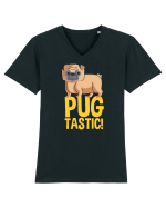 PUGtastic! Tricou mânecă scurtă guler V Bărbat Presenter
