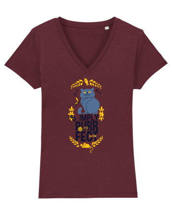 Simply Purrfect Burgundy