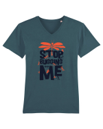 Stop Bugging Me Tricou mânecă scurtă guler V Bărbat Presenter