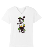 Tea Rex Tricou mânecă scurtă guler V Bărbat Presenter