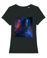 DIGITAL ART 1 Tricou mânecă scurtă guler larg fitted Damă Expresser