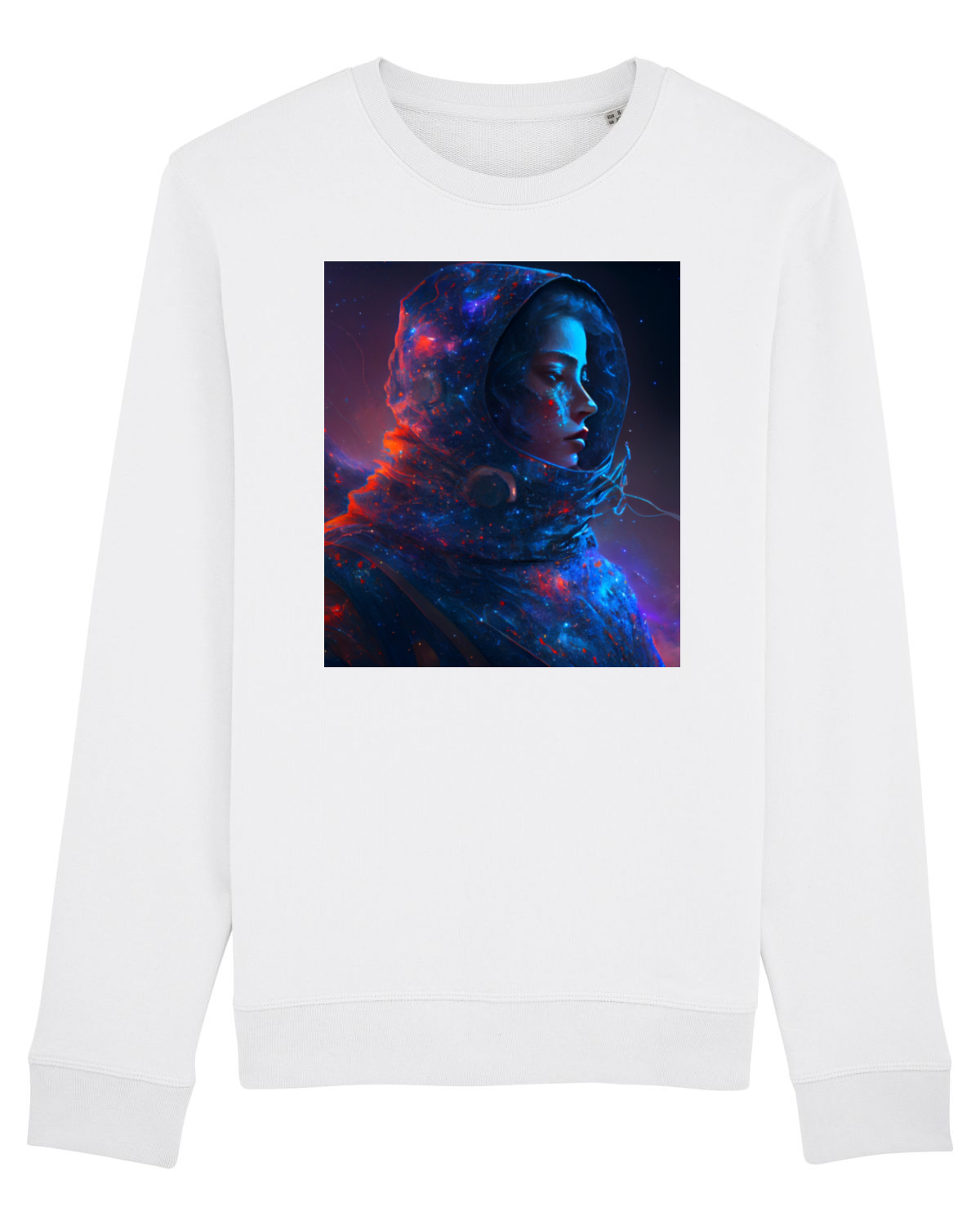 Bluză mânecă lungă Unisex Rise White